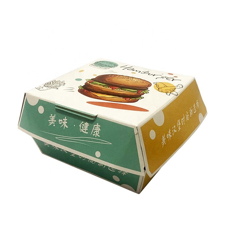 Wholesale custom aluminum foil burger box packaging Factory hot sale high quality food grade takeaway aluminum hamburger box