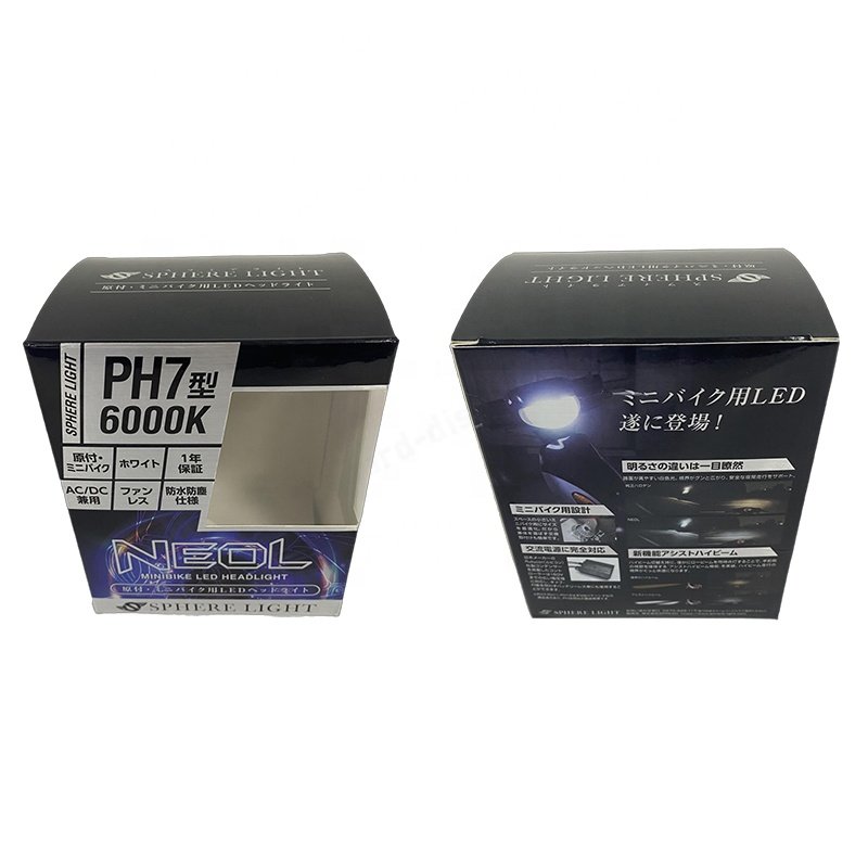 Custom Made Paper Box Packaging Folding Logo Printed Packaging Paper Box With Clear Window
