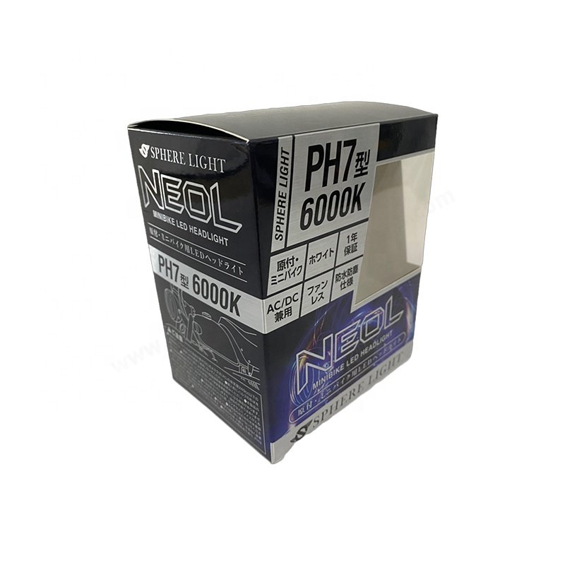 Custom Made Paper Box Packaging Folding Logo Printed Packaging Paper Box With Clear Window
