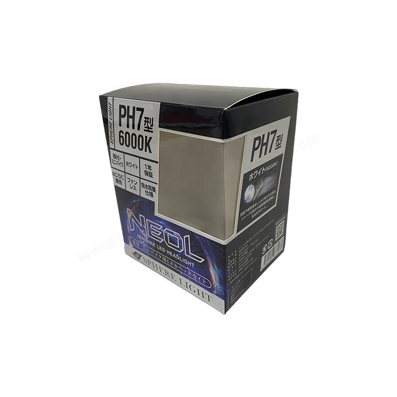 Custom Made Paper Box Packaging Folding Logo Printed Packaging Paper Box With Clear Window