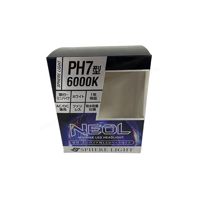 Custom Made Paper Box Packaging Folding Logo Printed Packaging Paper Box With Clear Window