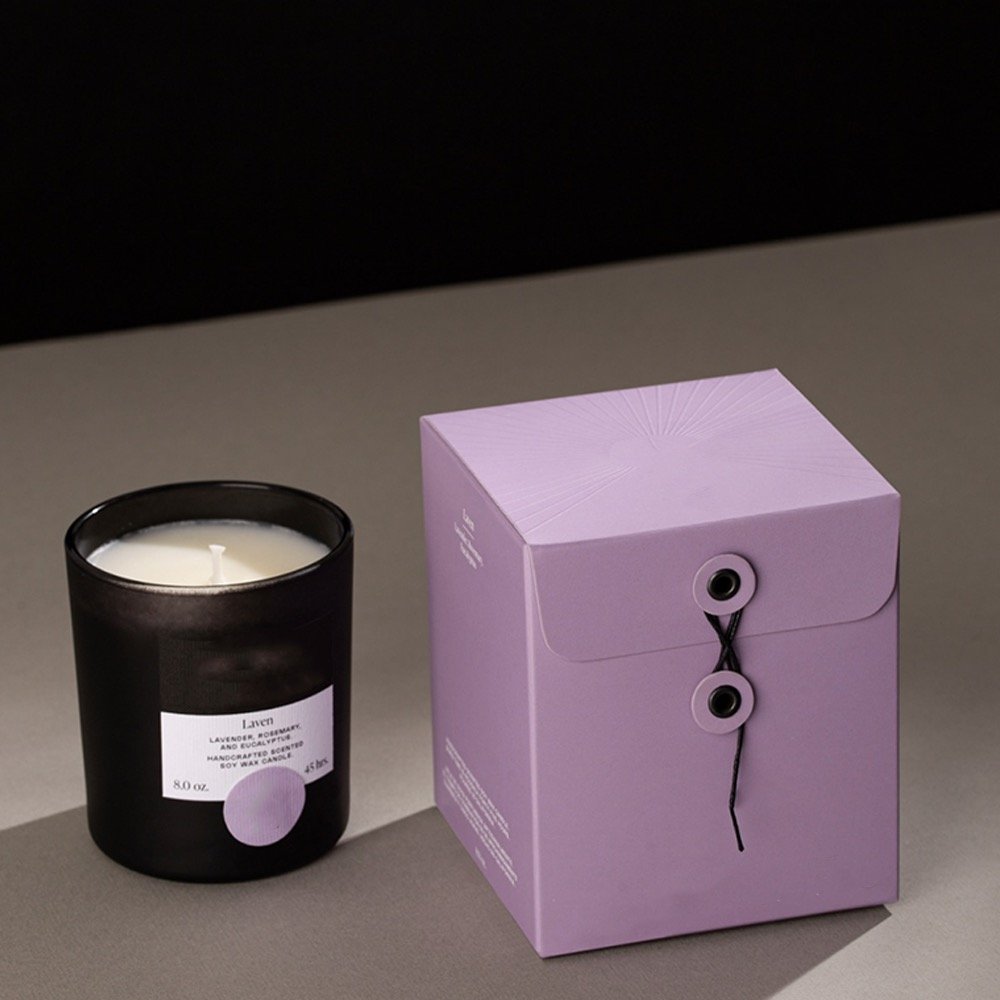 Handmade aromatherapy packaging box fashion design luxury buckle gift box packaging for candle