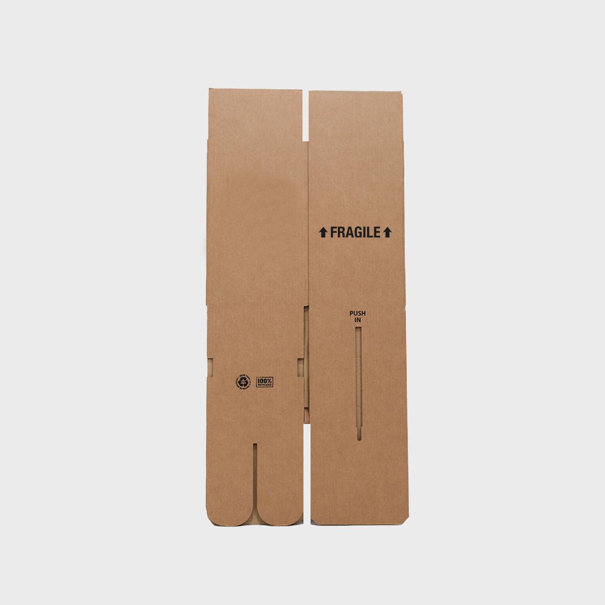 Customized Insulated Cardboard Box for Refrigerated and Frozen Food 6 Bottles 4 Bottles of Wine Insulated Transportation Box