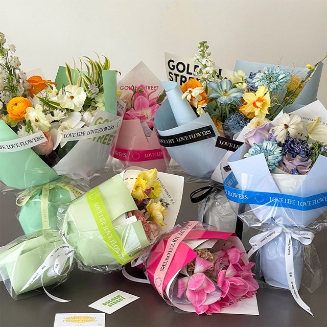 clear cellophane waterproof gift floral bouquet sheets packaging wrap tissue flower wrapping paper