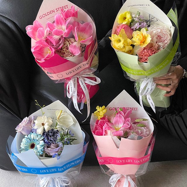 clear cellophane waterproof gift floral bouquet sheets packaging wrap tissue flower wrapping paper