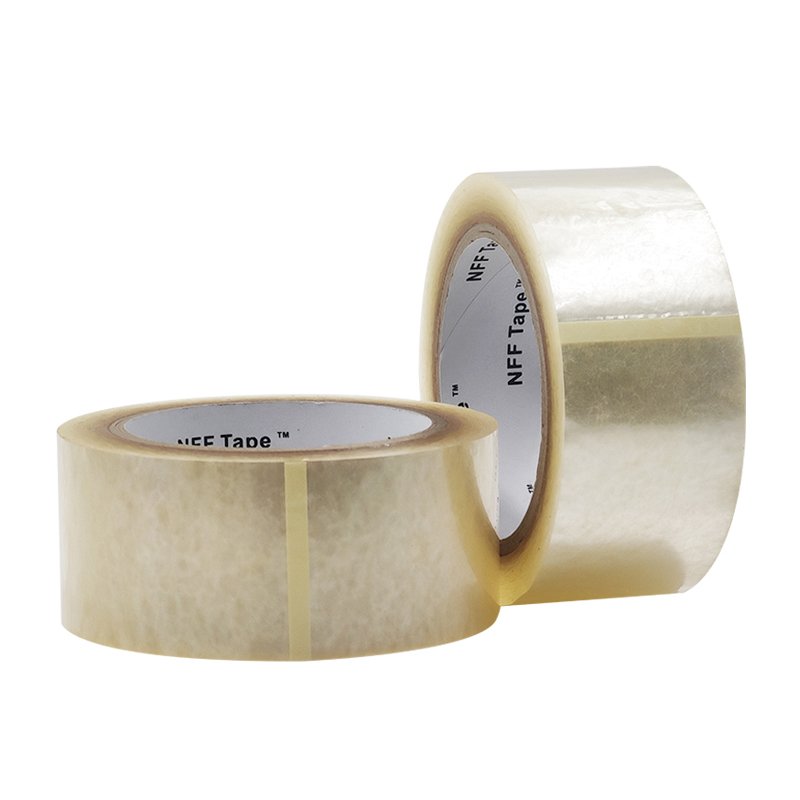 Custom industrial waterproof clear Transparent Single side Acrylic BOPP self adhesive tape roll Carton Sealing manufacturing