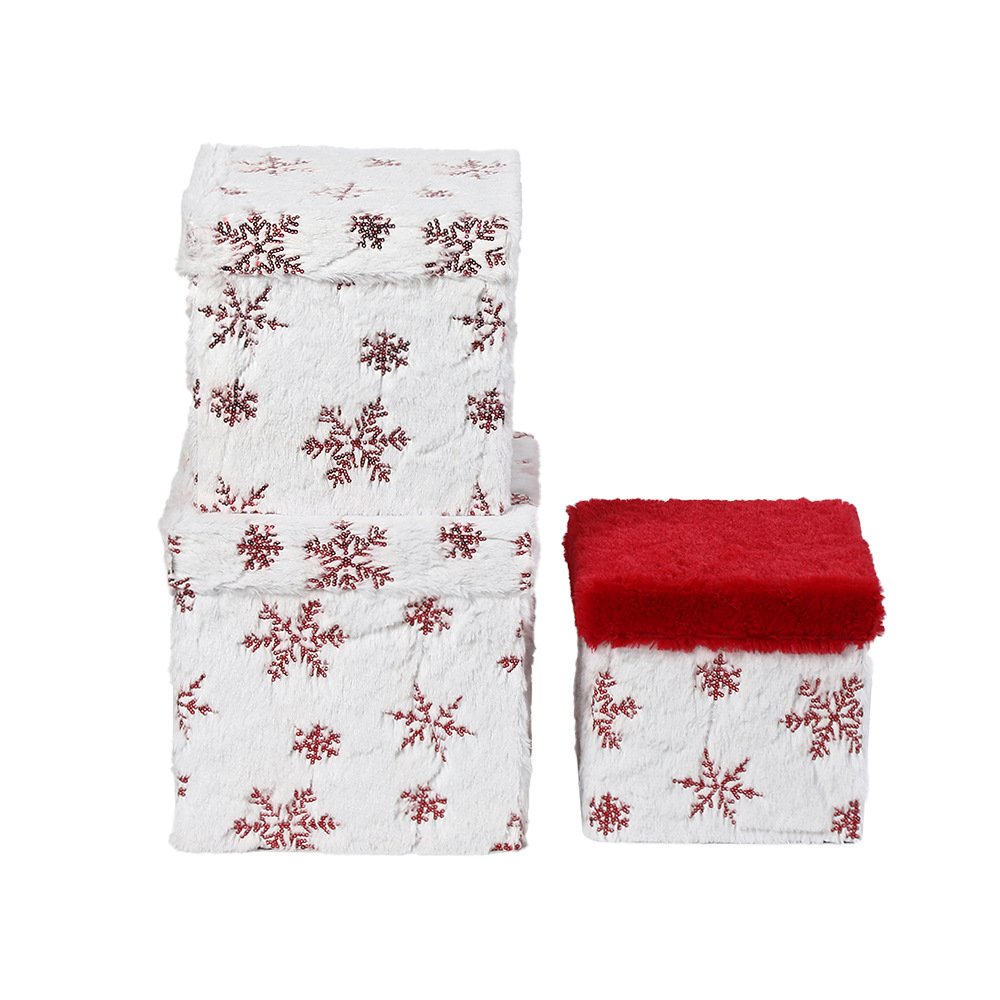 Christmas gift box large gift packaging box fashionable bronzing high-value heaven and earth cover gift packaging paper box