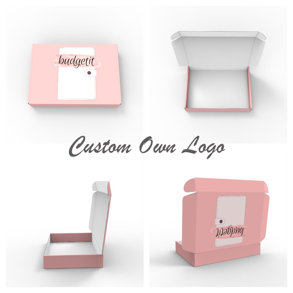 Custom Printed Foldable Paper Box Corrugated Paper Shipping Mailer Boxes Packaging With Your Own Logo