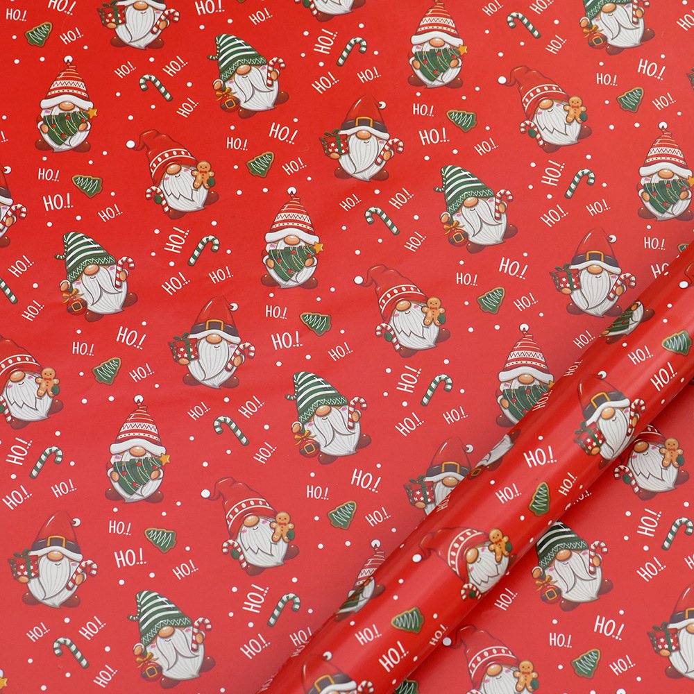 New Christmas Copperplate Packaging Paper Cute Cartoon Christmas Gift Wrapping Paper