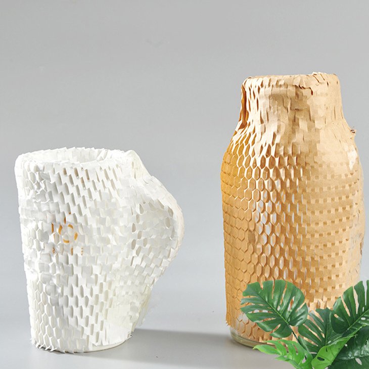 MU Hot Sale Recyclable Eco-Friendly Honeycomb Paper Kraft Packaging Paper Cushioning Honeycomb Paper