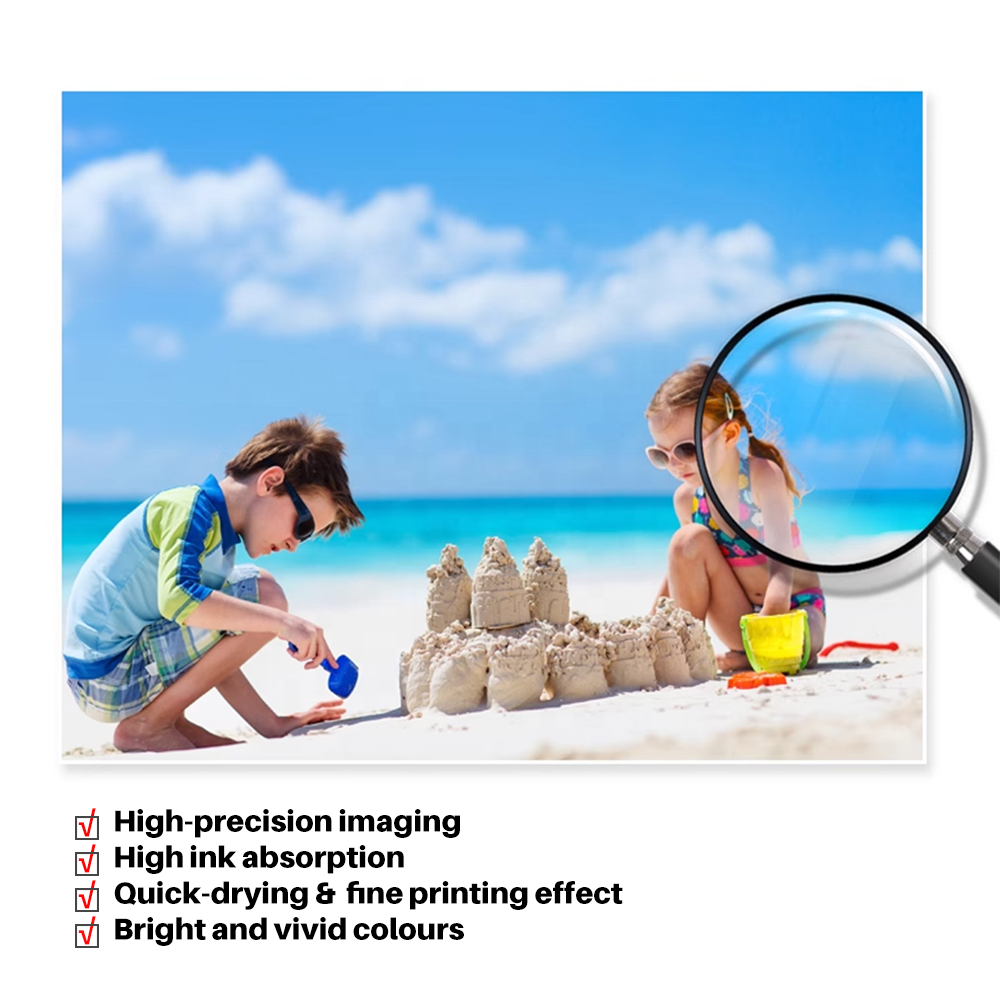 Custom Wholesale Premium A3 A4 Size Sheets Professional Soft Texture Matte Fine Inkjet Digital Printing Photo Paper