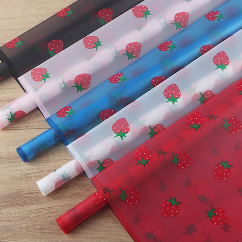 New waterproof bouquet flower packaging paper with floral flower wrapping paper shop supplies