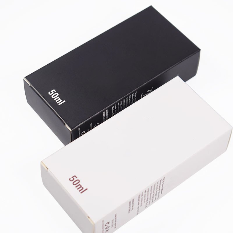 High Quality Black And White Kraft Paper Packaging Box Perfume Packaging Box