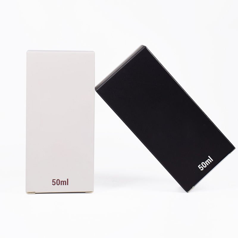 High Quality Black And White Kraft Paper Packaging Box Perfume Packaging Box