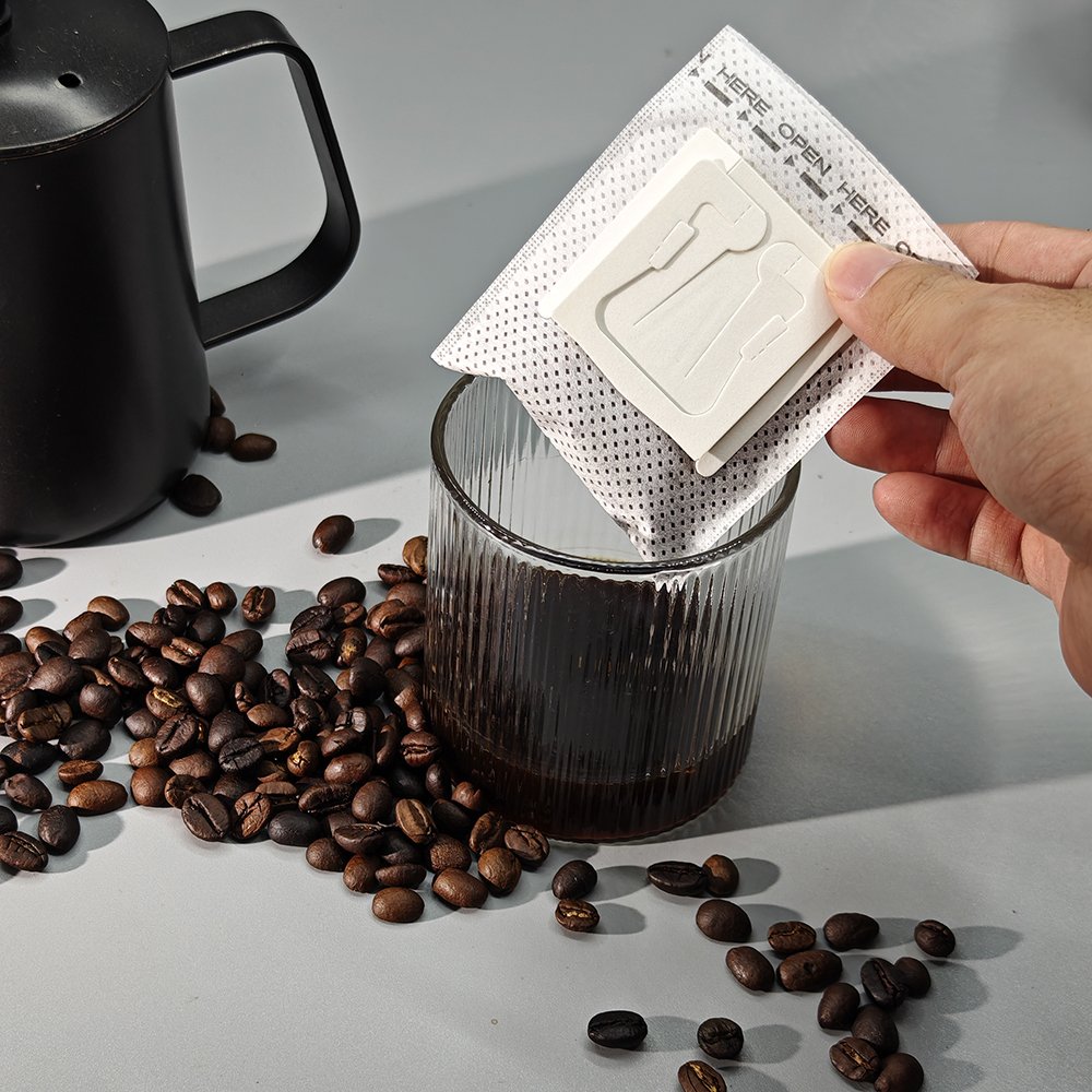 Custom Drip Coffee Bag Disposable Drip Bag Coffee Filter Biodegradable Drip Coffee Filter Paper
