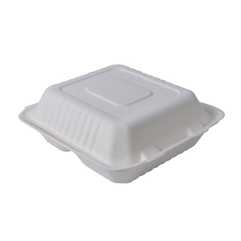Burritos curries or nacho bagasse clamshell meal box
