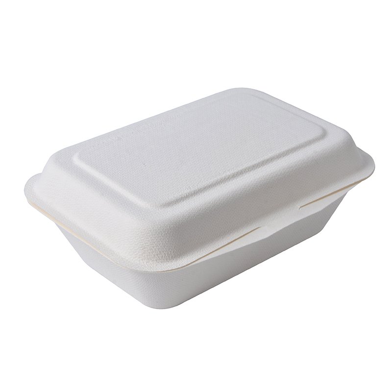 Burritos curries or nacho bagasse clamshell meal box