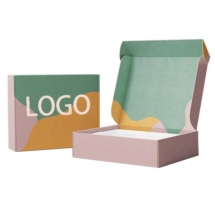 Recyclable Custom Cardboard Gift Embossed paper box Corrugated Custom Mystery Box Gift Box Packaging