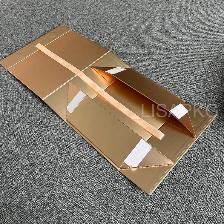 wholesale custom pink luxury virgin hair extension packaging box WIRH RIBBON CLOSURE