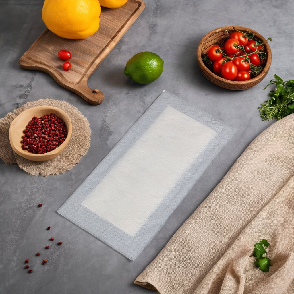 Paper Absorbent Meat Pad High Absorbency Eco-friendly Food Pad For Food Packaging Water Absorbent Pad