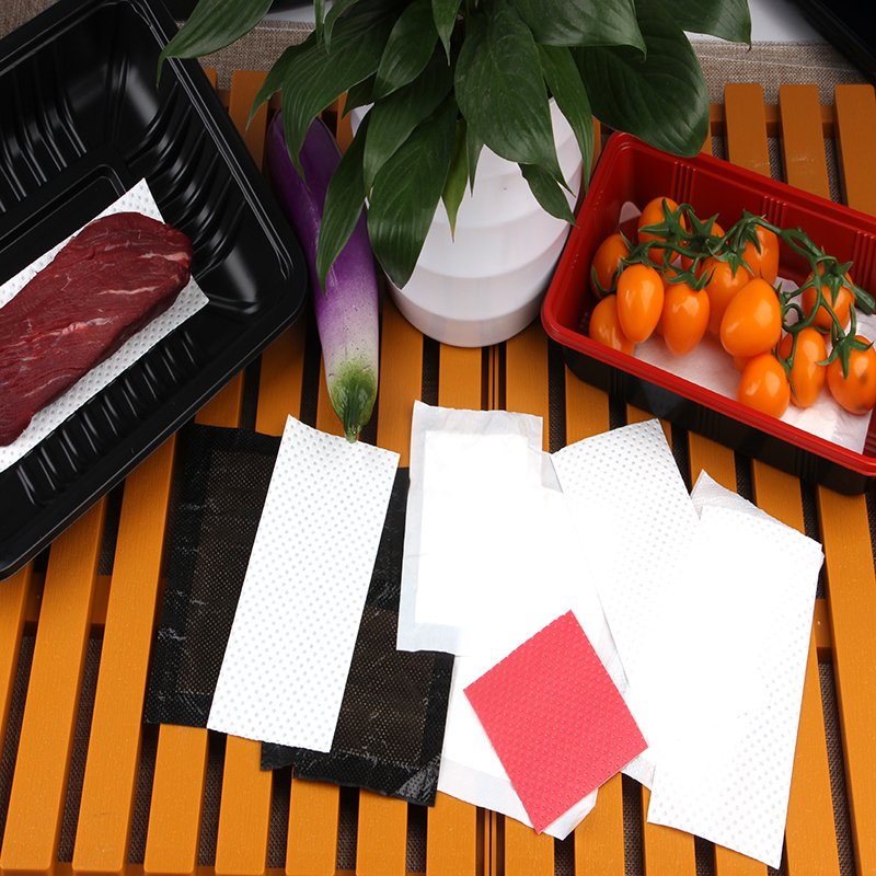 Paper Absorbent Meat Pad High Absorbency Eco-friendly Food Pad For Food Packaging Water Absorbent Pad