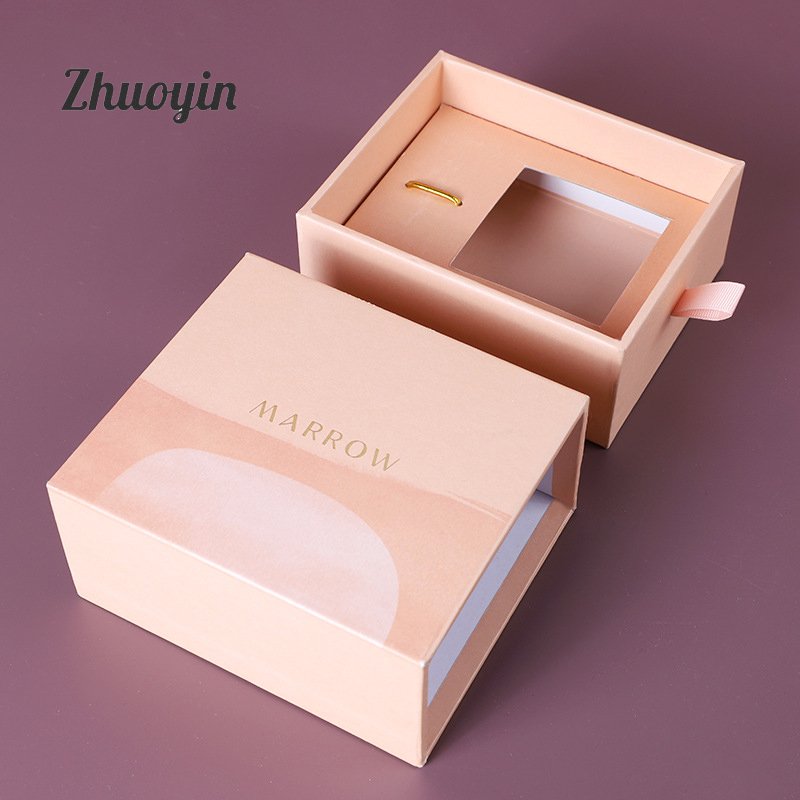 Custom Printing Hot Stamping Sliding Drawer Perfume Skincare Fragrance Gel Polish Hard Rigid Cardboard Packaging Paper Box