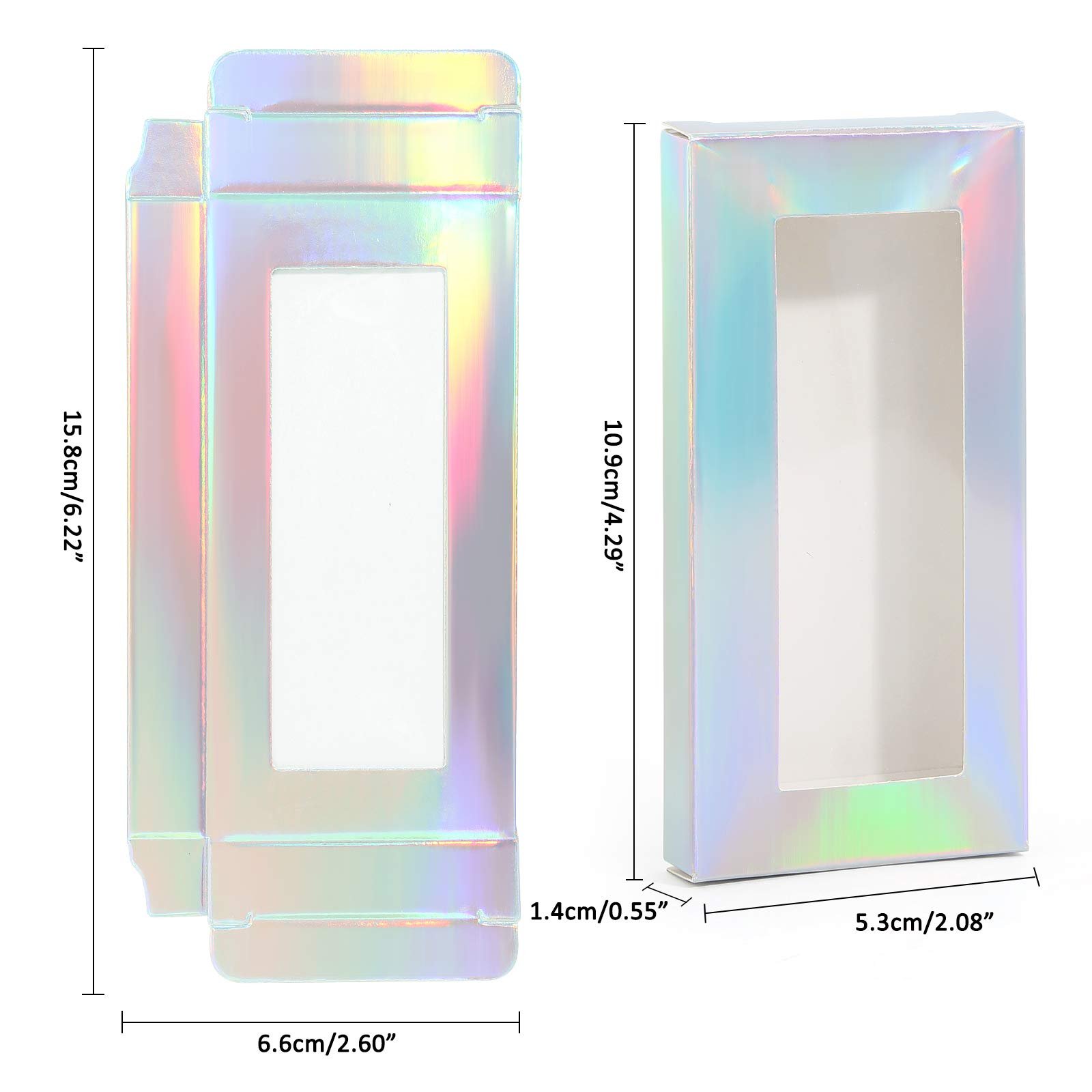 Custom Design Own Logo Cute Eyelash Paper Box Empty Eyelash Packaging Box
