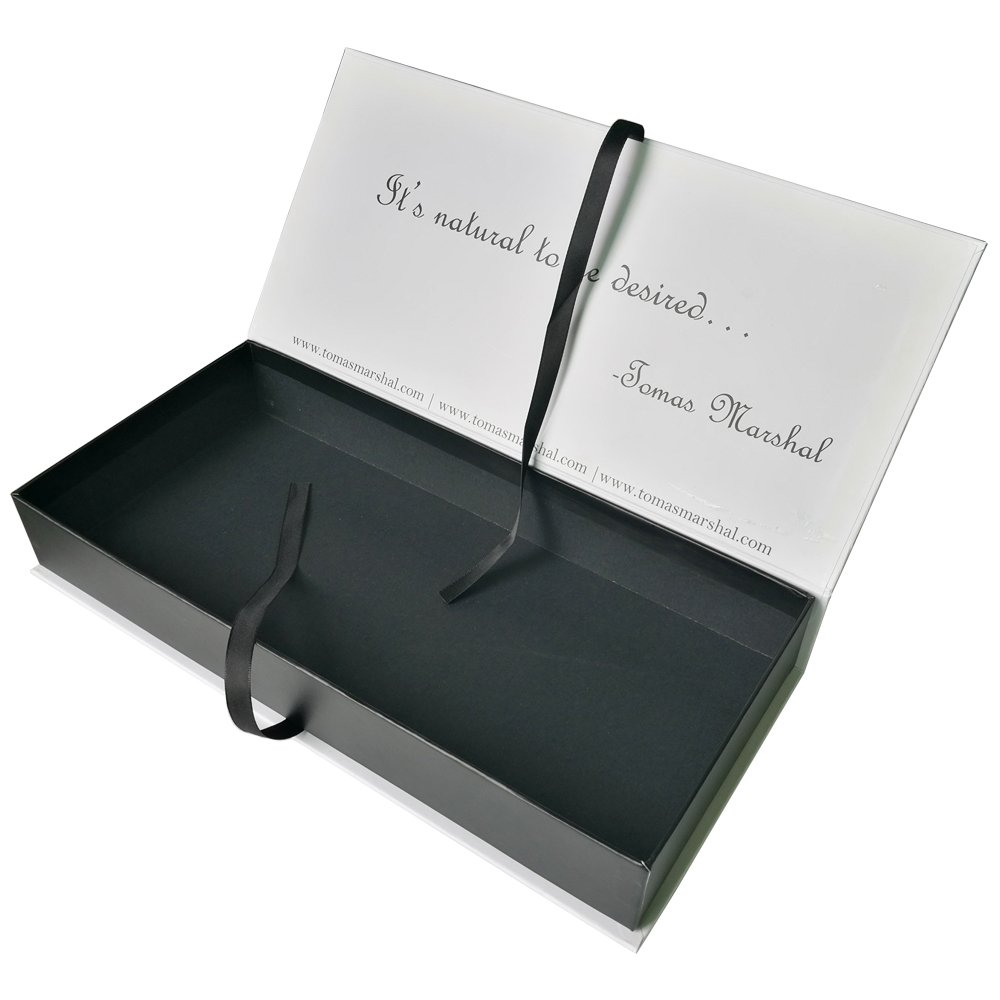 Custom carton paper cardboard shipping packaging gift black box