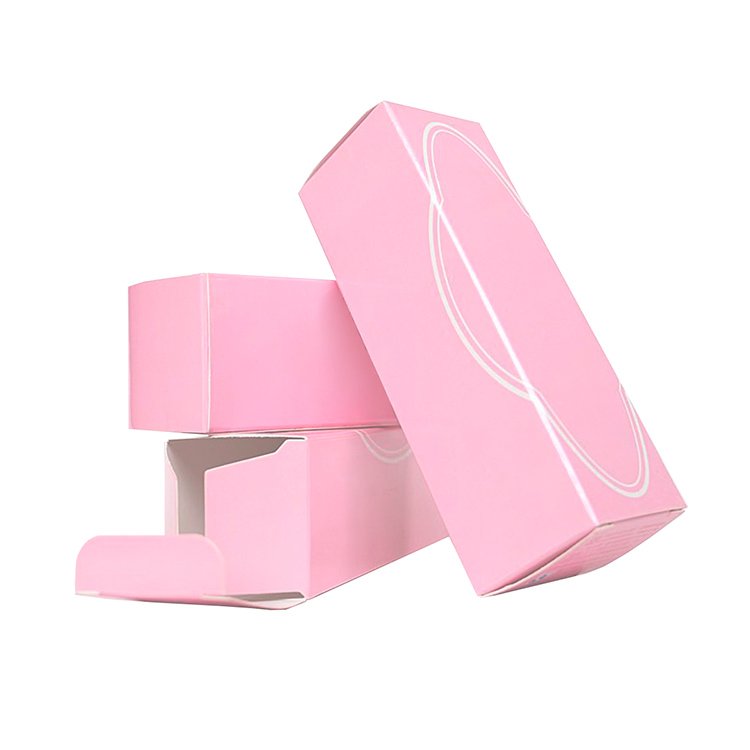 Custom LOGO Printing Gold Silver Paper Essential Oil Skin Care Makeup Cosmetics Perfume Lipstick Health Products Box Paper Box