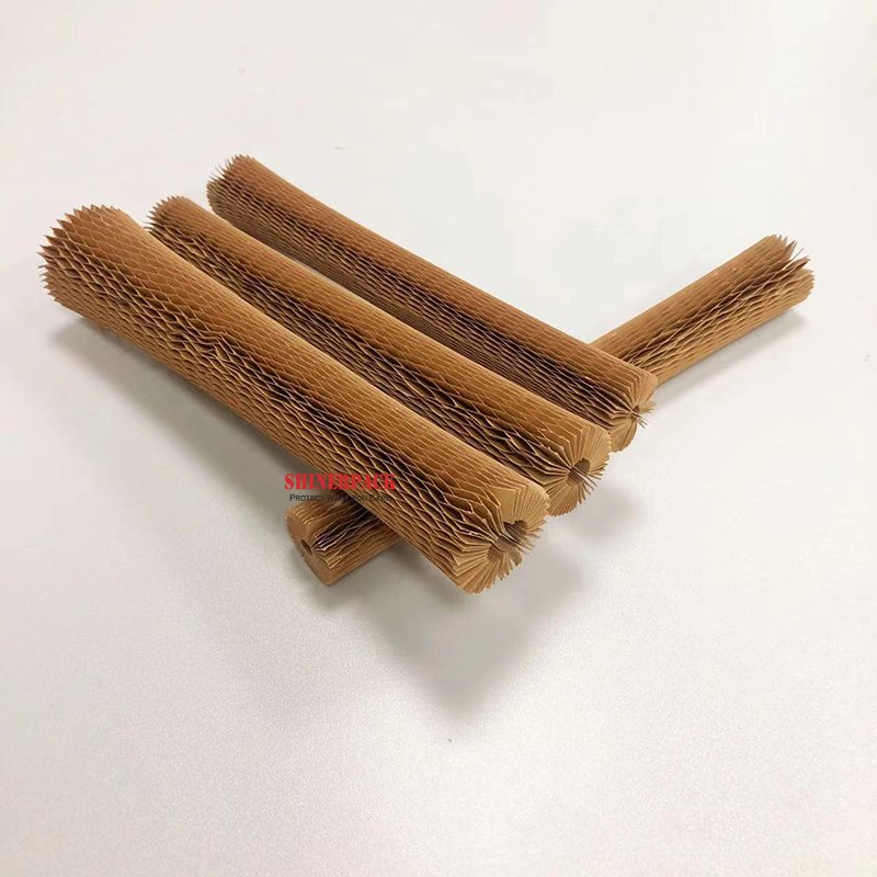 100% ECO- Recyclable Wood Pulp Premium Brown Honeycomb Paper Protector Sleeve Honeycomb Paper