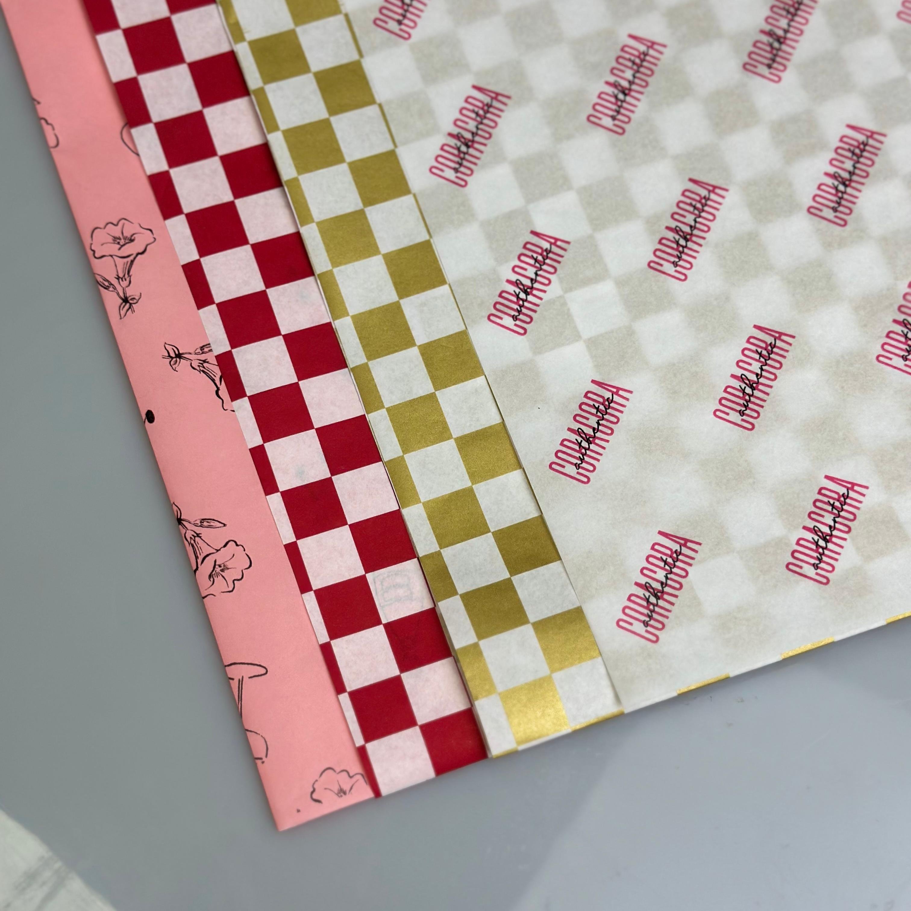 Wholesale Custom Size Food Grade Hamburger Wrapping Paper PE Coated Sandwich Wrapper for Cake Bread & Burger Packaging Made