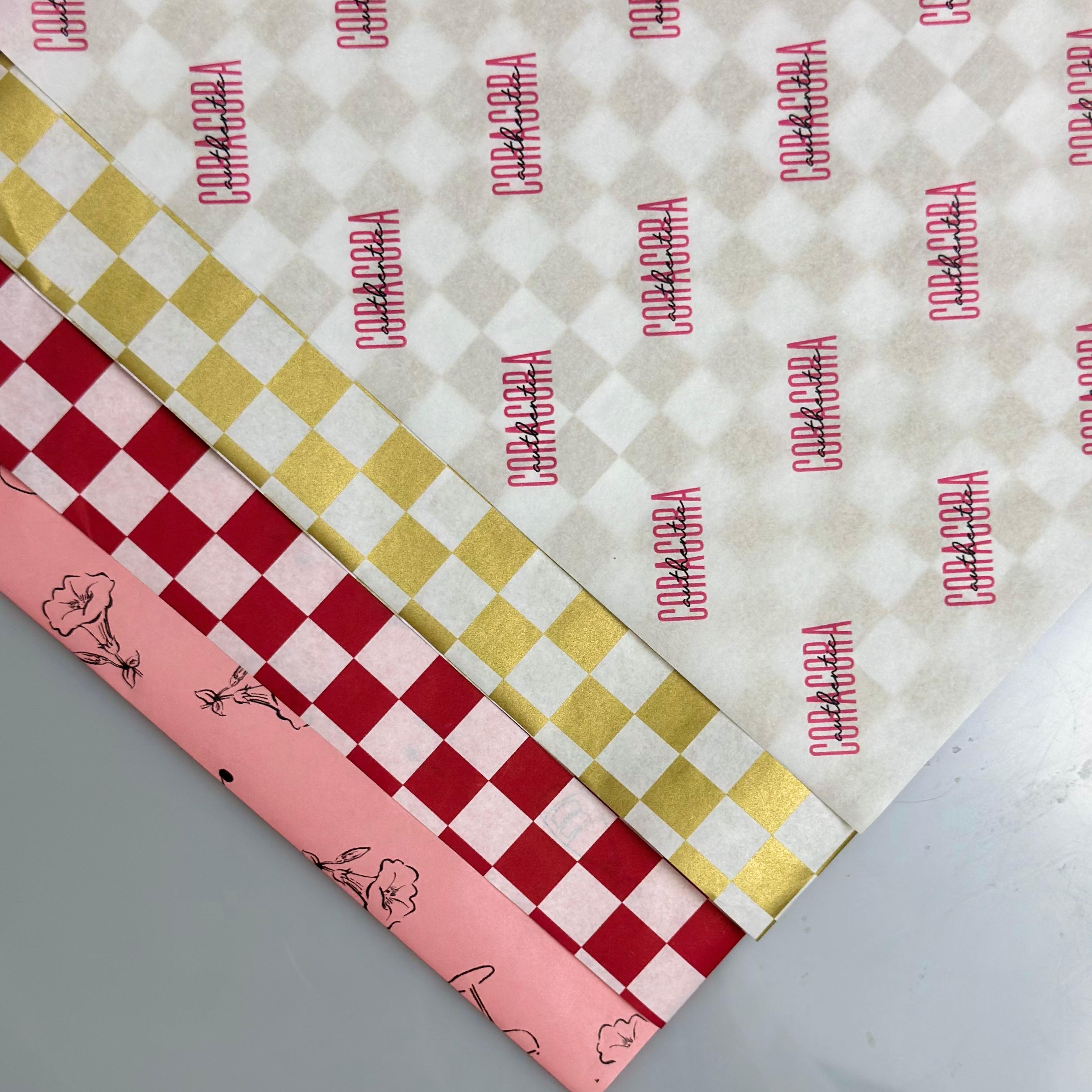 Wholesale Custom Size Food Grade Hamburger Wrapping Paper PE Coated Sandwich Wrapper for Cake Bread & Burger Packaging Made