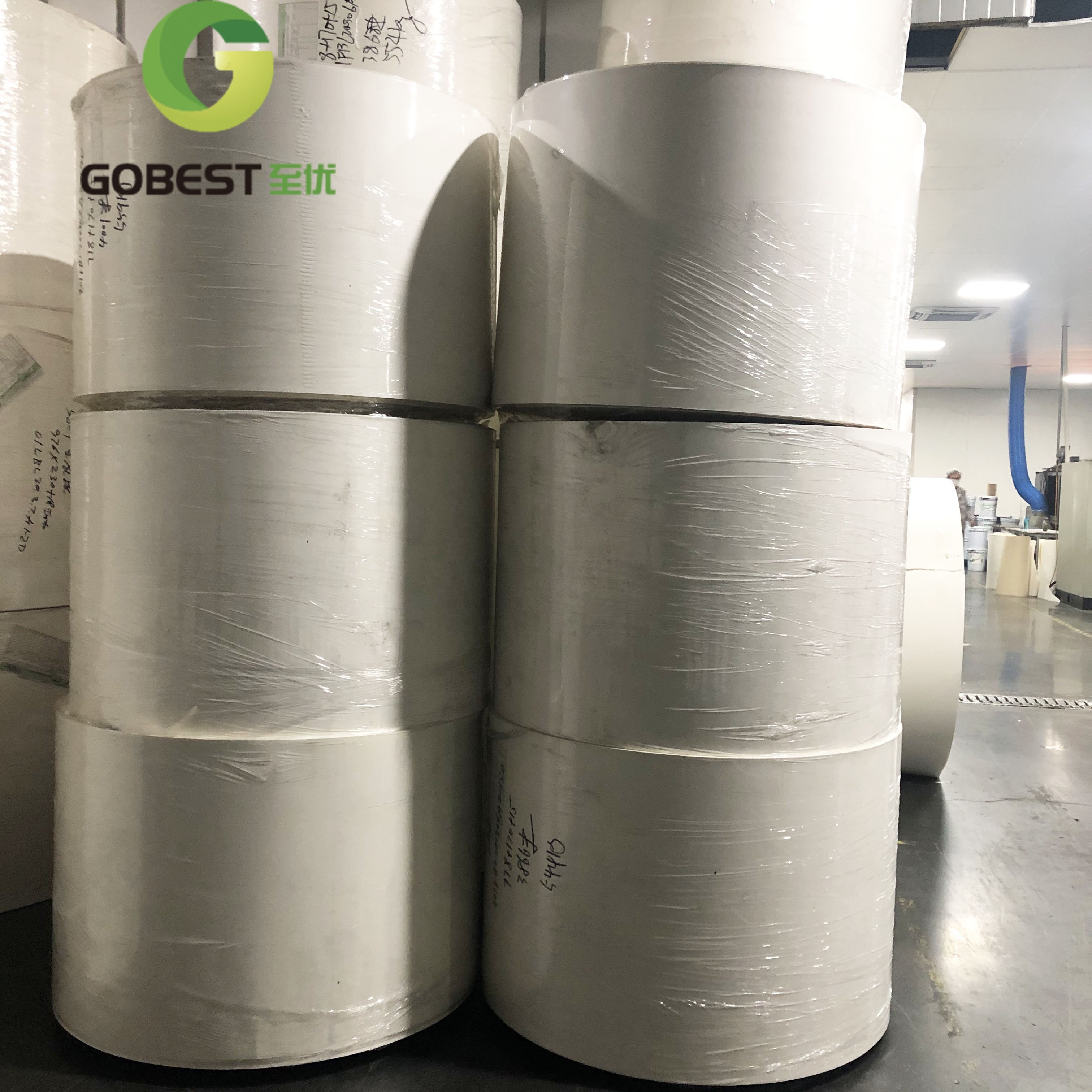 paper Manufacturers Cardboard Printing Kraft Paperroll paper Cup Raw Material Pe Coated/pla Coated paper Rolls
