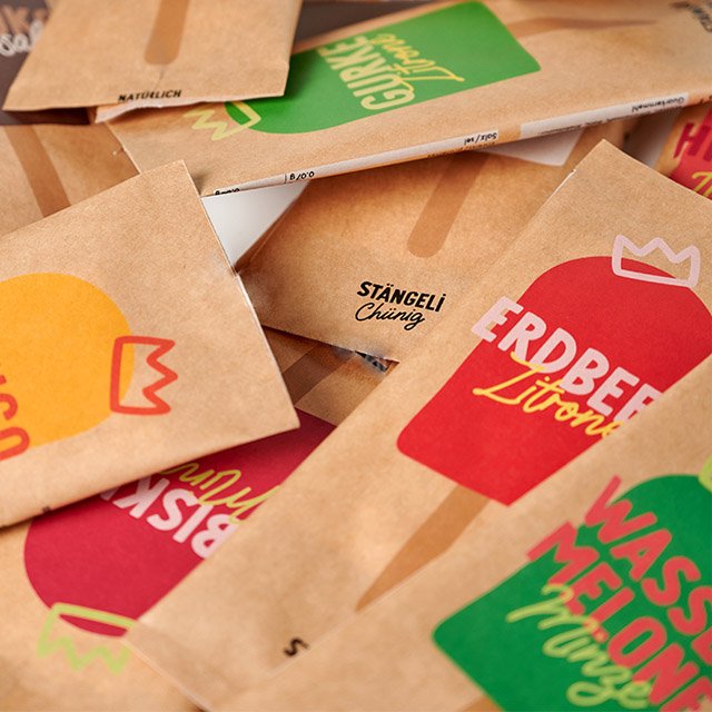 Eco friendly custom flexible tea corn starch containers bag frozen popsicle food biodegradable packaging