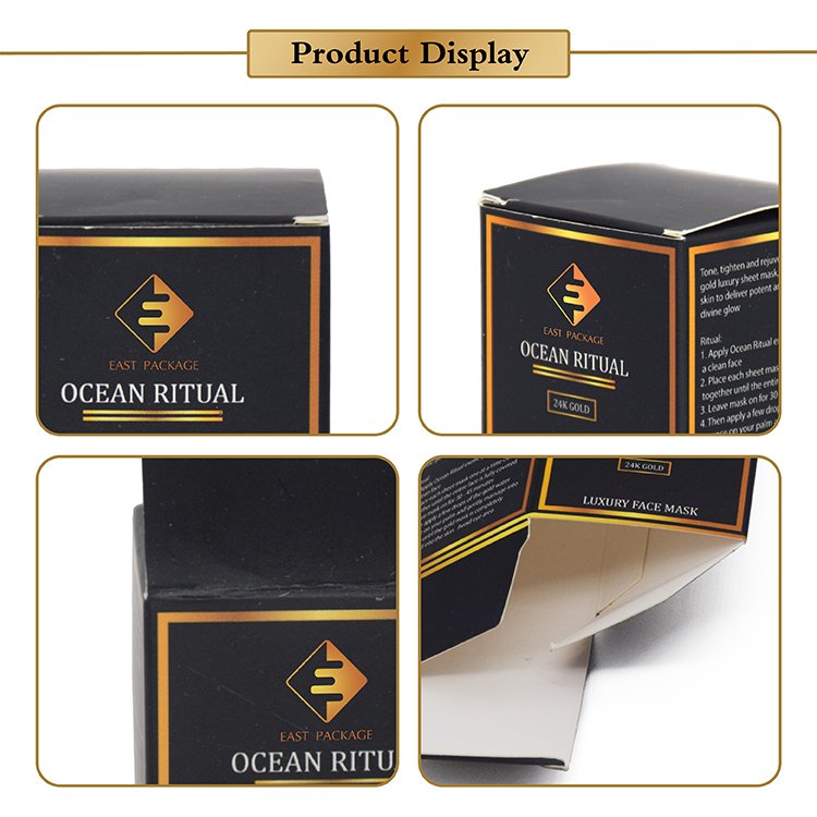 Custom rectangular cosmetic paper box packaging,guangzhou coated paper packing box for nutritive skin care product