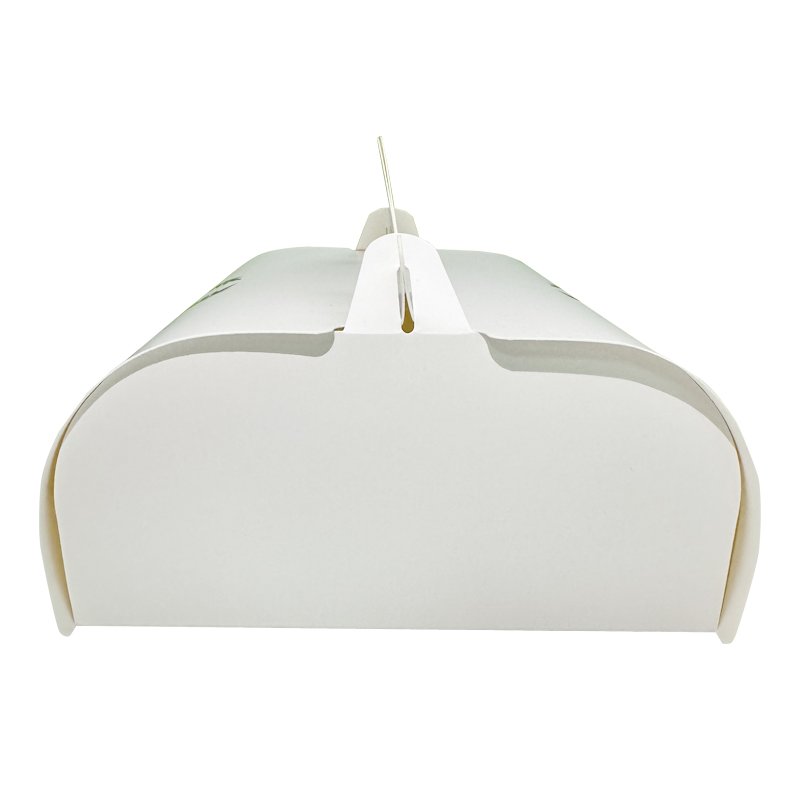 Gift Cake Box 10 Inch Cardboard Paper Wedding Cake Box with Handle Print Wholesale Birthday Party Food Cake Packaging Paperboard