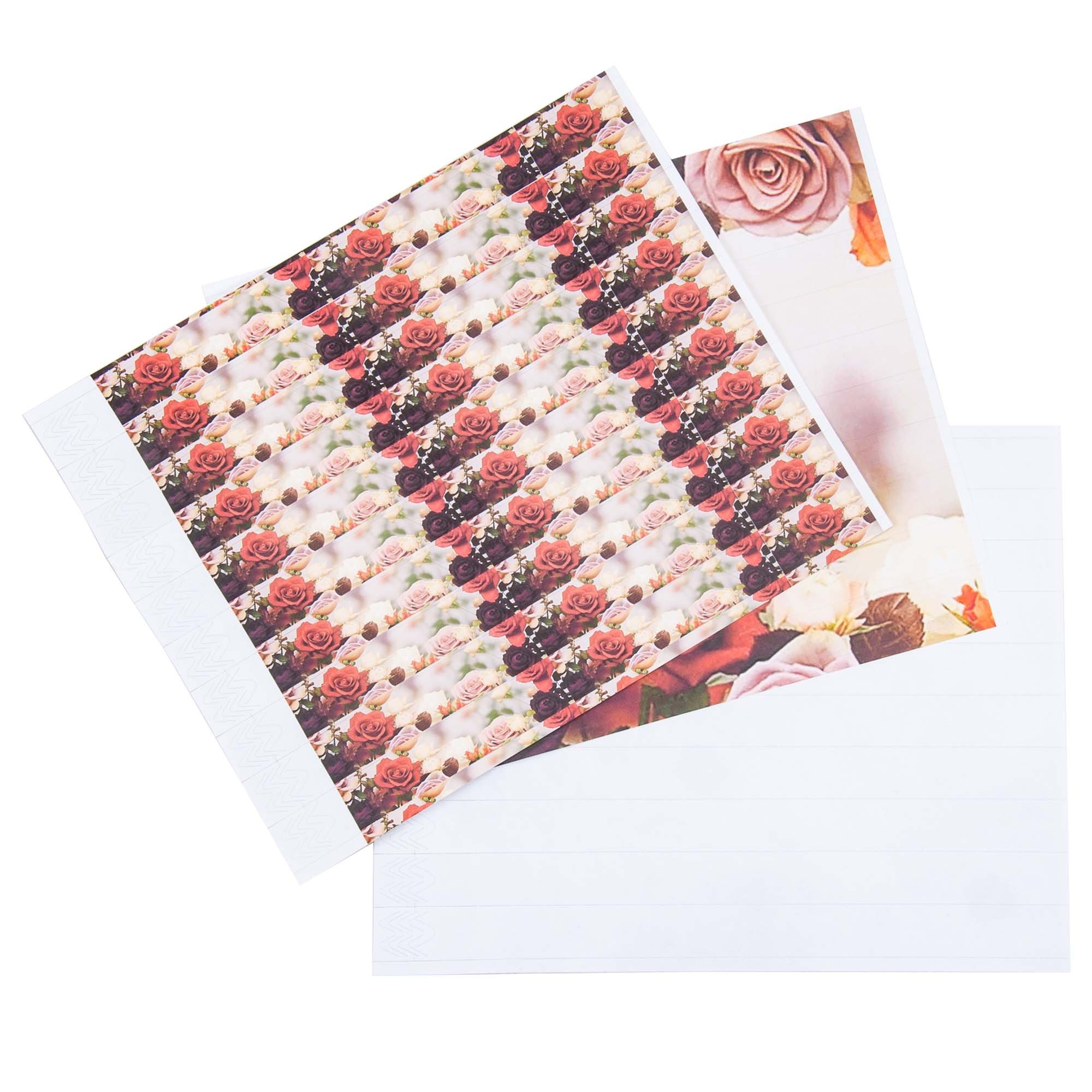 Customized Tear Proof Disposable Printable Wristband Paper Bracelet