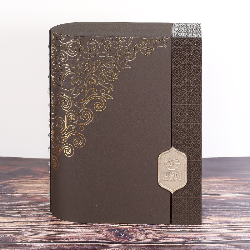 Custom drawer type cardboard paper boxes cosmetic perfume bottle packaging gift box