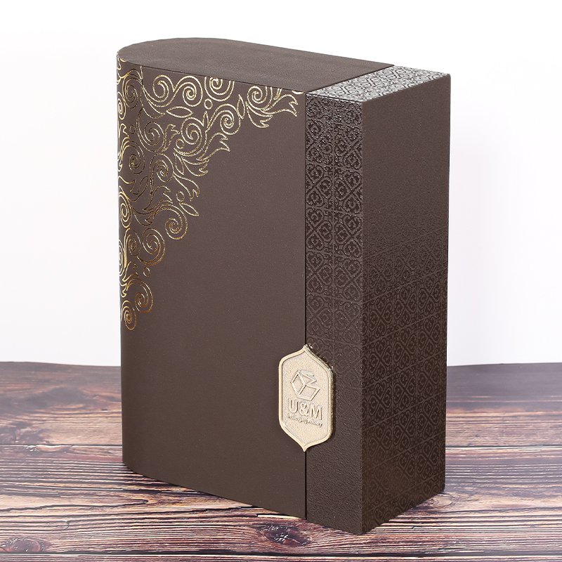 Custom drawer type cardboard paper boxes cosmetic perfume bottle packaging gift box