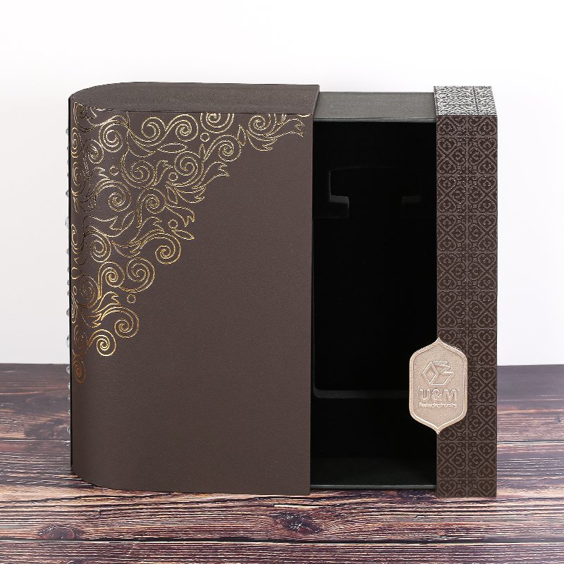 Custom drawer type cardboard paper boxes cosmetic perfume bottle packaging gift box