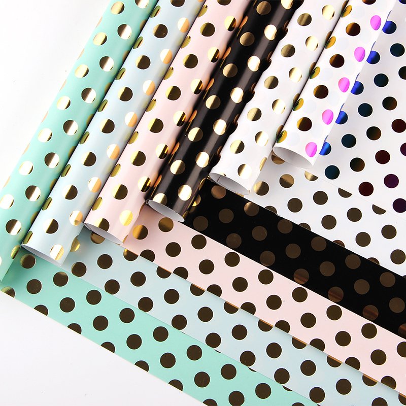 Best Fast-Selling Goods Rolling Custom Wrap Paper Korean Flower Gift a4 80 gsm Art Stamping Wrapping Paper Set