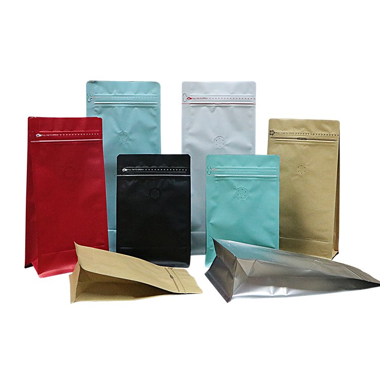 Wholesale cheap price coffezip bags 1kg 500g coffee body scrub packaging organic coffee bag