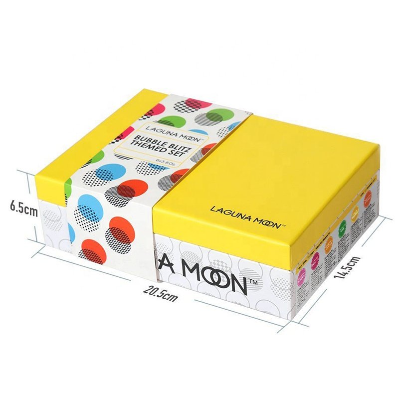 Custom logo printed decorative wedding gift paper packaging nuts snack display dried fruit empty packing box