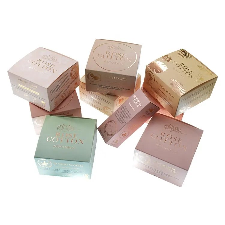 Wholesale Custom Paper cardboard cosmetics lotion lip gloss lipstick Packaging Mailer Shipping Boxes