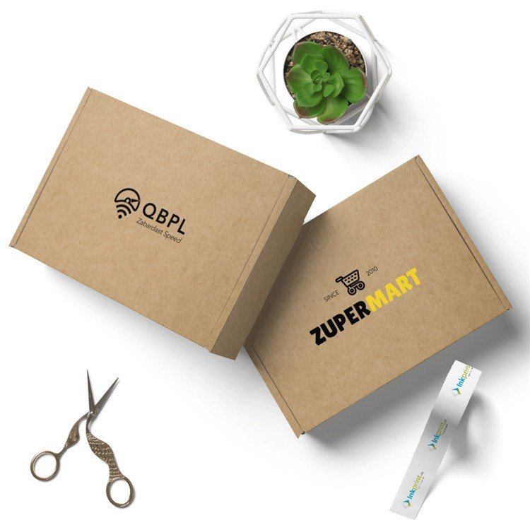 custom Recyclable materials Bio-degradable wholesale corrugated cardboard mailer kraft paper packaging airplane postage boxes