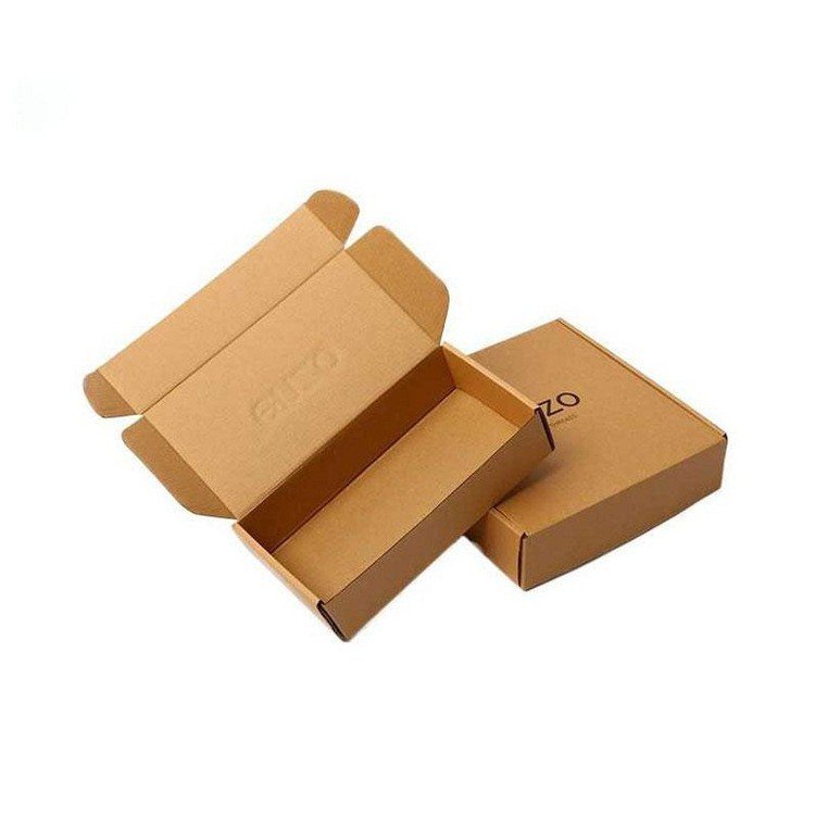 custom Recyclable materials Bio-degradable wholesale corrugated cardboard mailer kraft paper packaging airplane postage boxes