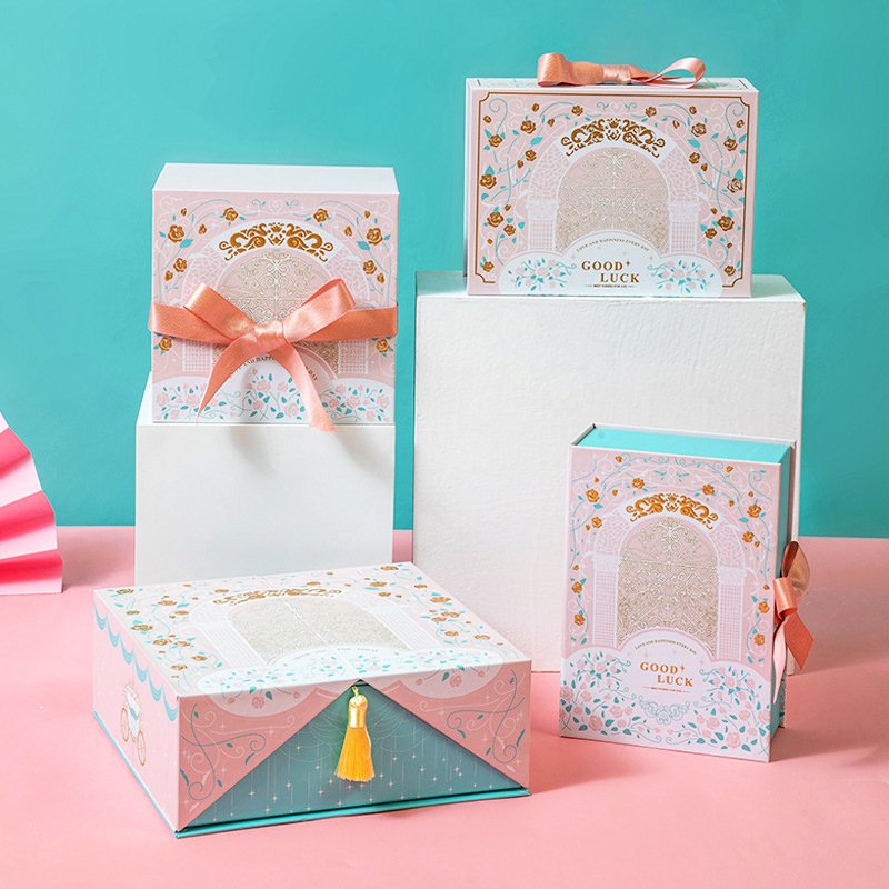 Festival birthday wedding favors gift packaging paper box