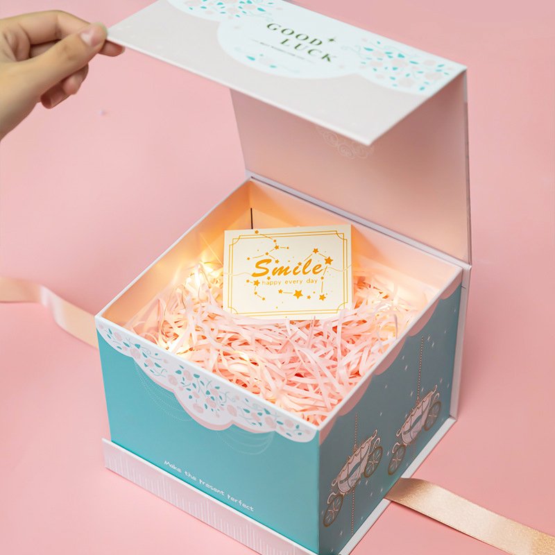 Festival birthday wedding favors gift packaging paper box
