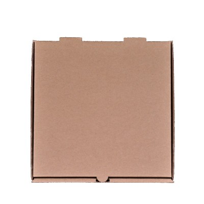 Wholesale Large And Small Brown Paper Packaging Box Handle Portable Pizza Box With Customized