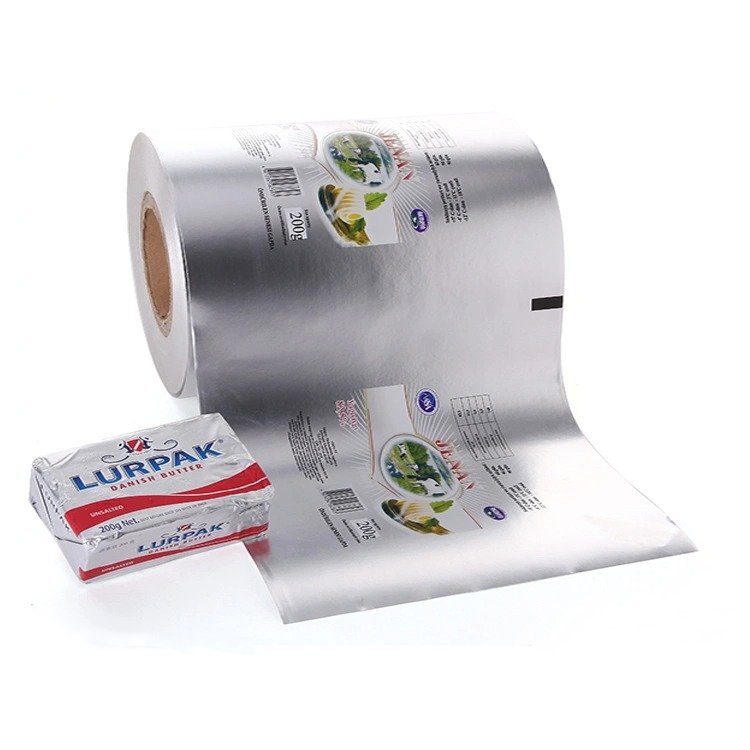Customized Food Grade Aluminum Foil Composite Wrapping paper For Butter packaging